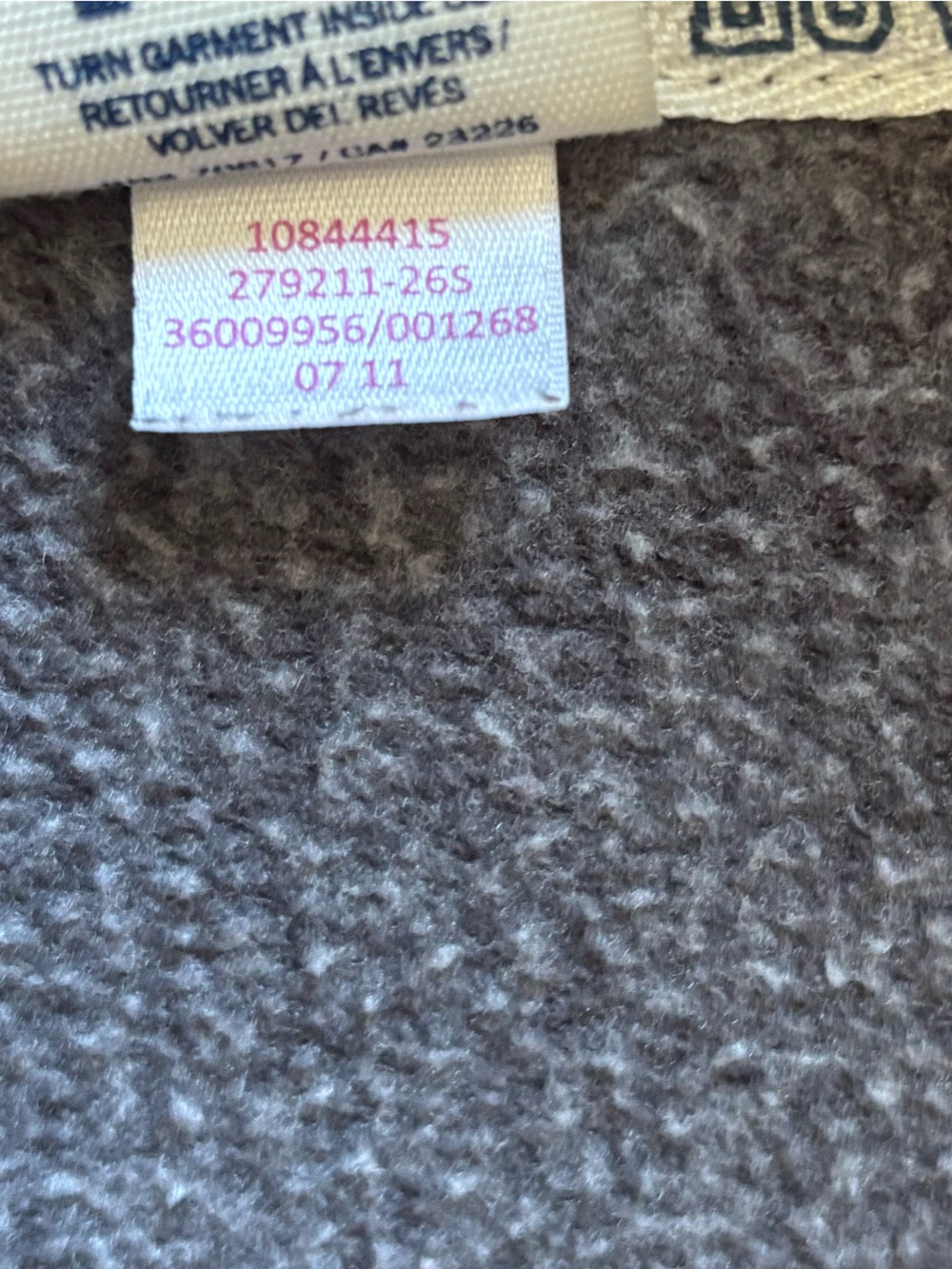 PINK VS Quarter Zip in Dark Grey - Picture 5 of 8